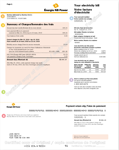 nb power account balance