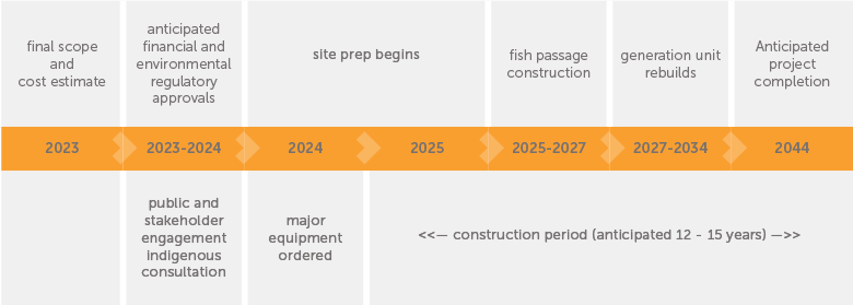 Proposed project schedule