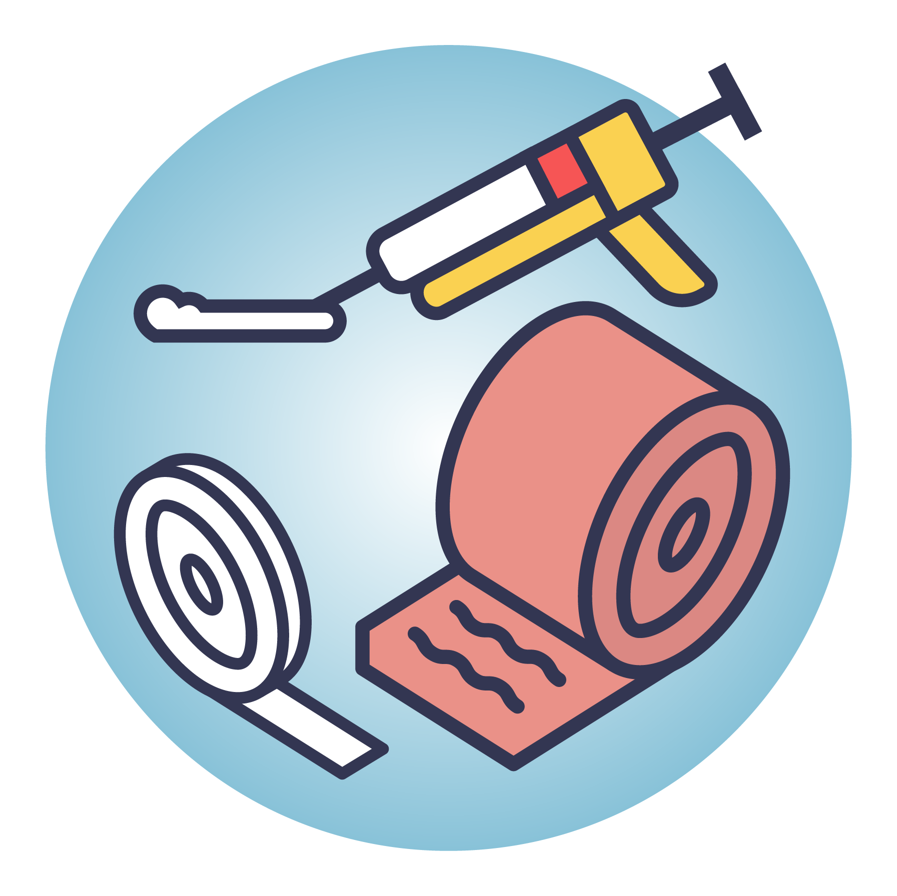 Graphique du ruban isolant pour fenêtres et portes