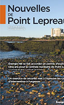 Nouvelles de Point Lepreau - Été 2017